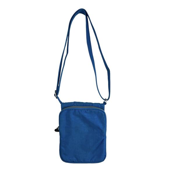 Kipling Eldorado Crossbody Mini Purse Lightweight Nylon Twilight Blue Monkey Fob - Picture 8 of 16